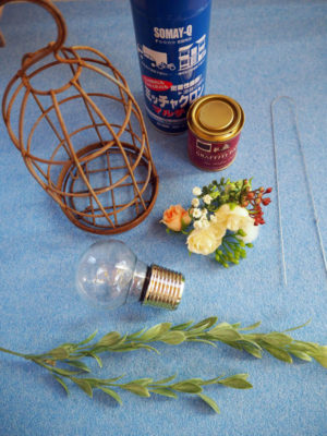 鳥かごライトDIY・作り方