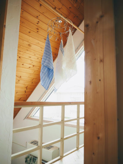 部屋干し用洗濯ロープ