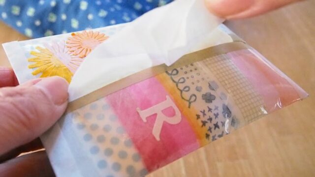 縫わないで作るポケットティッシュケース