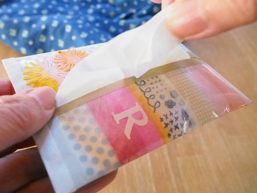 縫わない！100均クリアポケットを使った簡単ポケットティッシュケース