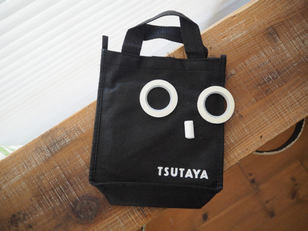 TSYTAYAの袋、マステで作ったビックリ顔