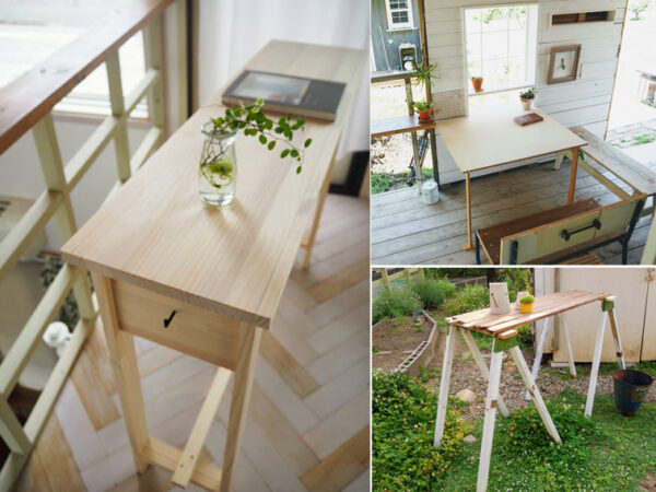 DIYで作るテーブル