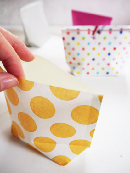 手作りラッピング 折り紙を使ったマチ付き紙袋の作り方 スプンク