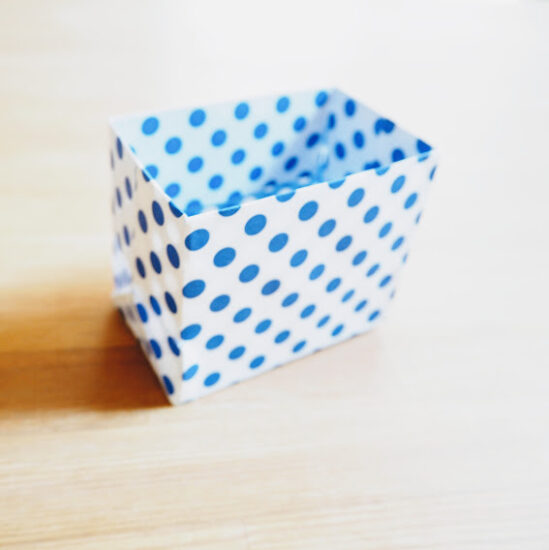 折り紙で作る箱