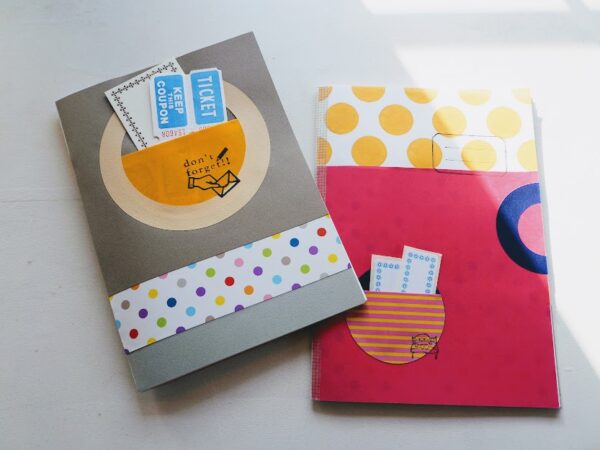 普通のホッチキスで作る中綴じノート