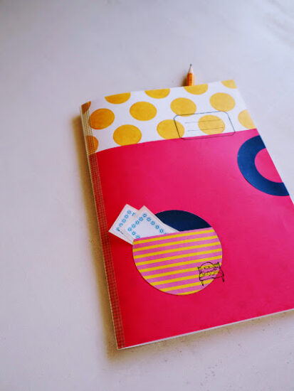 普通のホッチキスで作る中綴じノート