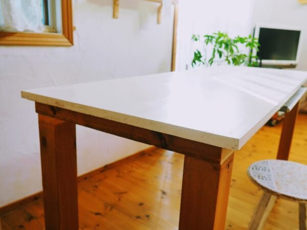 テーブル高さ調整DIY