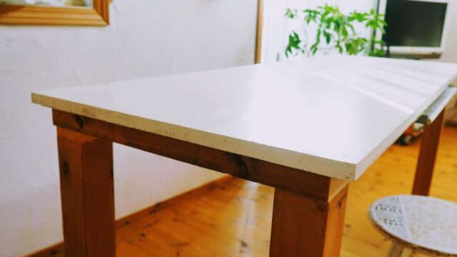 テーブル高さ調整DIY