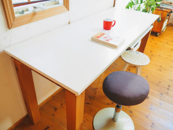 テーブルの高さ調整