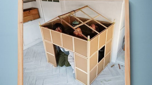 100均で作る小屋