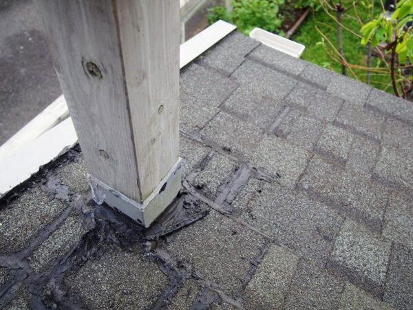 雨漏り・デッキ後付け屋根