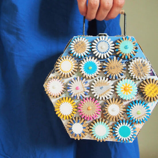 ひよ子のお菓子箱リメイク