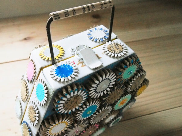 ひよ子のお菓子箱リメイク