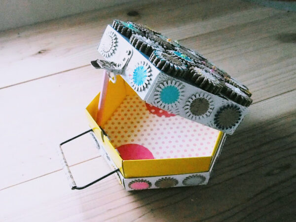 ひよ子のお菓子箱リメイク