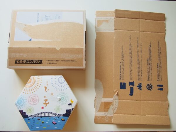 ひよ子のお菓子箱リメイク