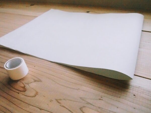 大きなテトラ型パッケージ作り方