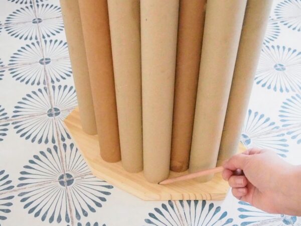 紙管を使った椅子の作り方