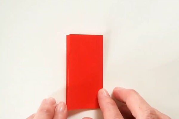 折り紙を使ったハート・タグの作り方