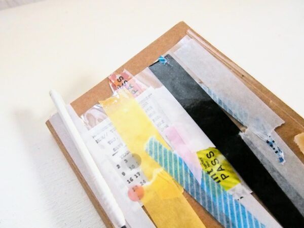 100均ノートにコラージュ