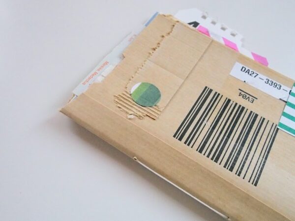 封筒再利用で作るノート