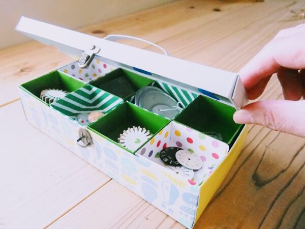 ティッシュの空き箱リメイク工作(大人向け)