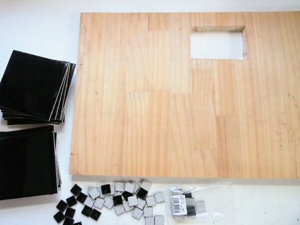 目地無しでタイル貼り