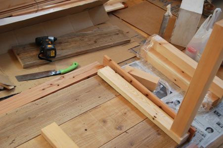 足場板テーブルの作り方