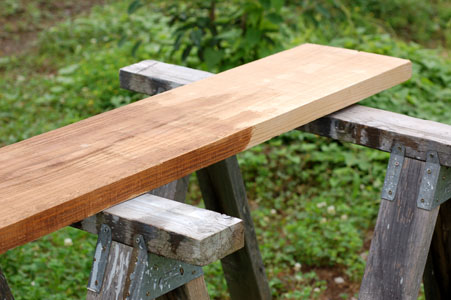 足場板で作る棚