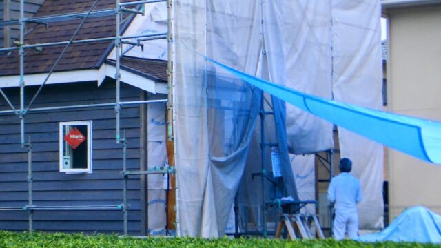 ブルーシートは日よけタープになる