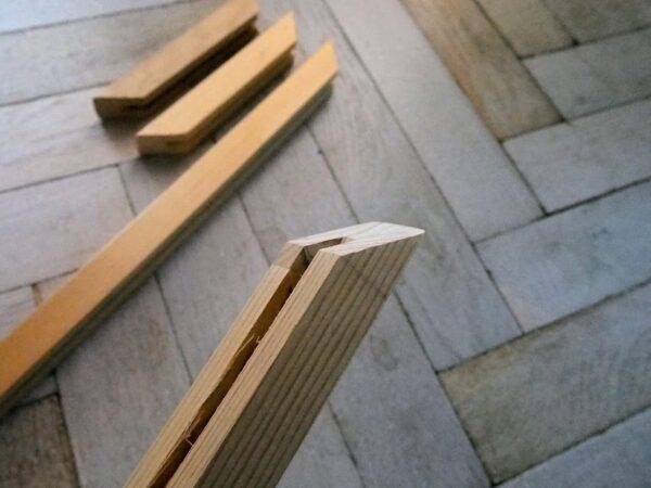 スケルトン階段・蹴込板の作り方