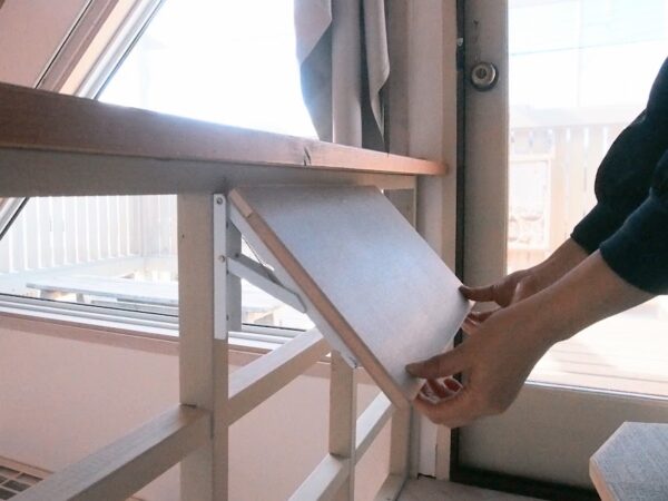 壁付おりたたみテーブルの取り付け方