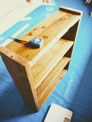 足場板で作る棚