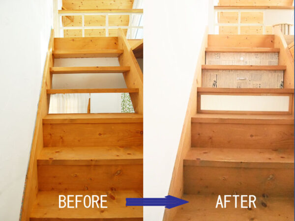 階段に引き出しを作って収納スペースに