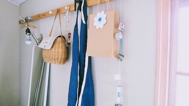 余った取っ手で壁掛けフックを作った