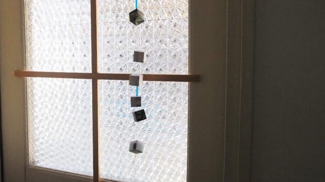 DIYで格子窓作ってみた