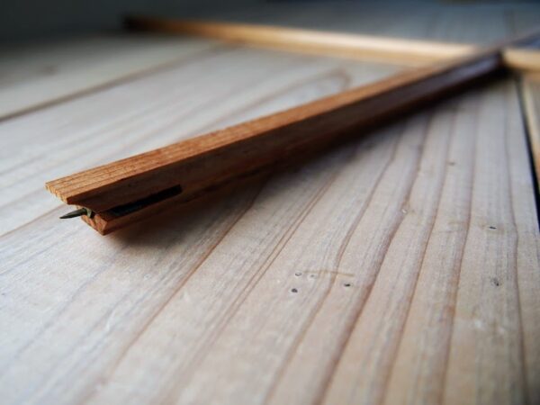 DIYで格子窓作ってみた