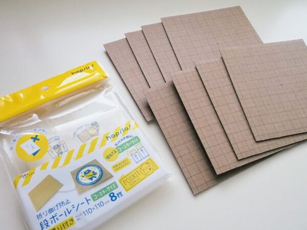 100均の目盛付き段ボールで工作
