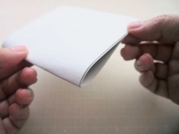 ティッシュの空き箱リメイク「ましかくノート」の作り方