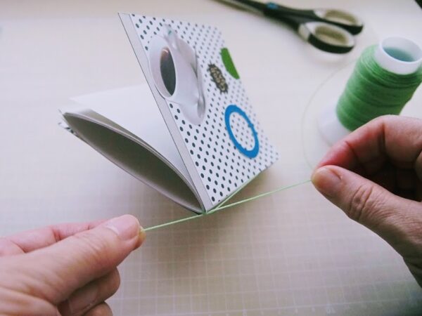 ティッシュの空き箱リメイク「ましかくノート」の作り方