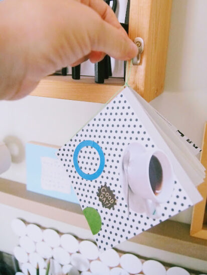 ティッシュの空き箱リメイク「ましかくノート」の作り方