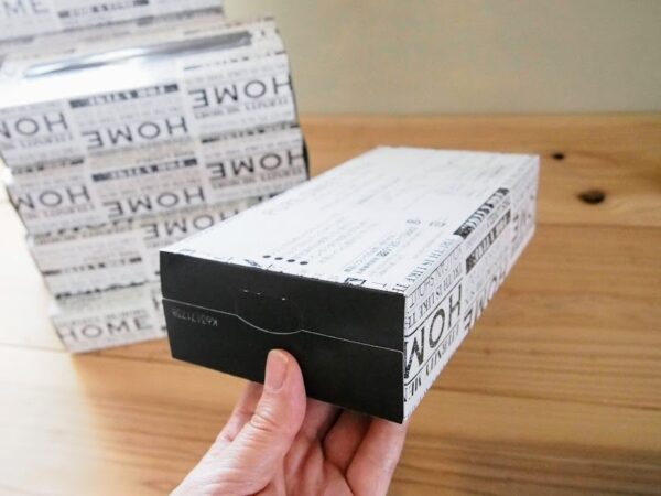 ティッシュの空き箱リメイク「ましかくノート」の作り方