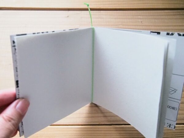 ティッシュの空き箱リメイク「ましかくノート」の作り方
